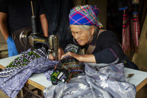 Vietnam Frau der Schwarzen Hmong